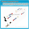 Cheap Custom polyester lanyards no minimum order